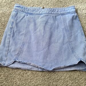 PacSun Light Blue Denim Skirt